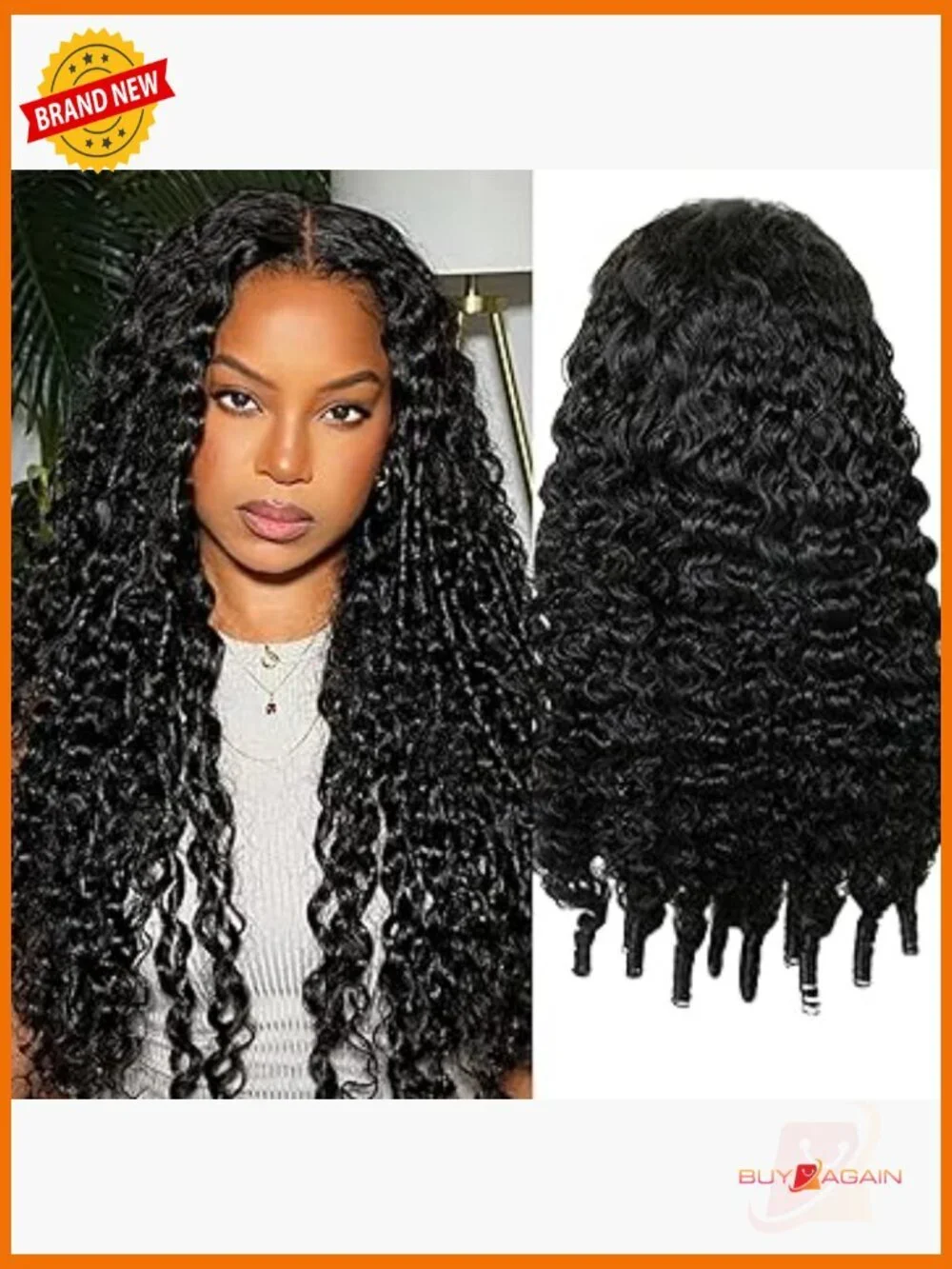 280 Density Burmese Curly Lace Front Wig Human Hair 13x6 Pre Plucked Hair